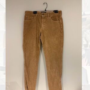 Men’s Saks Fifth Avenue Tan Corduroy Pants 36